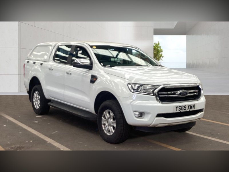 White 2019 Ford Ranger 2.0 EcoBlue XLT Pickup Double Cab 4dr Diesel Manual 4WD Euro 6 s/s 170 ps in Stockport